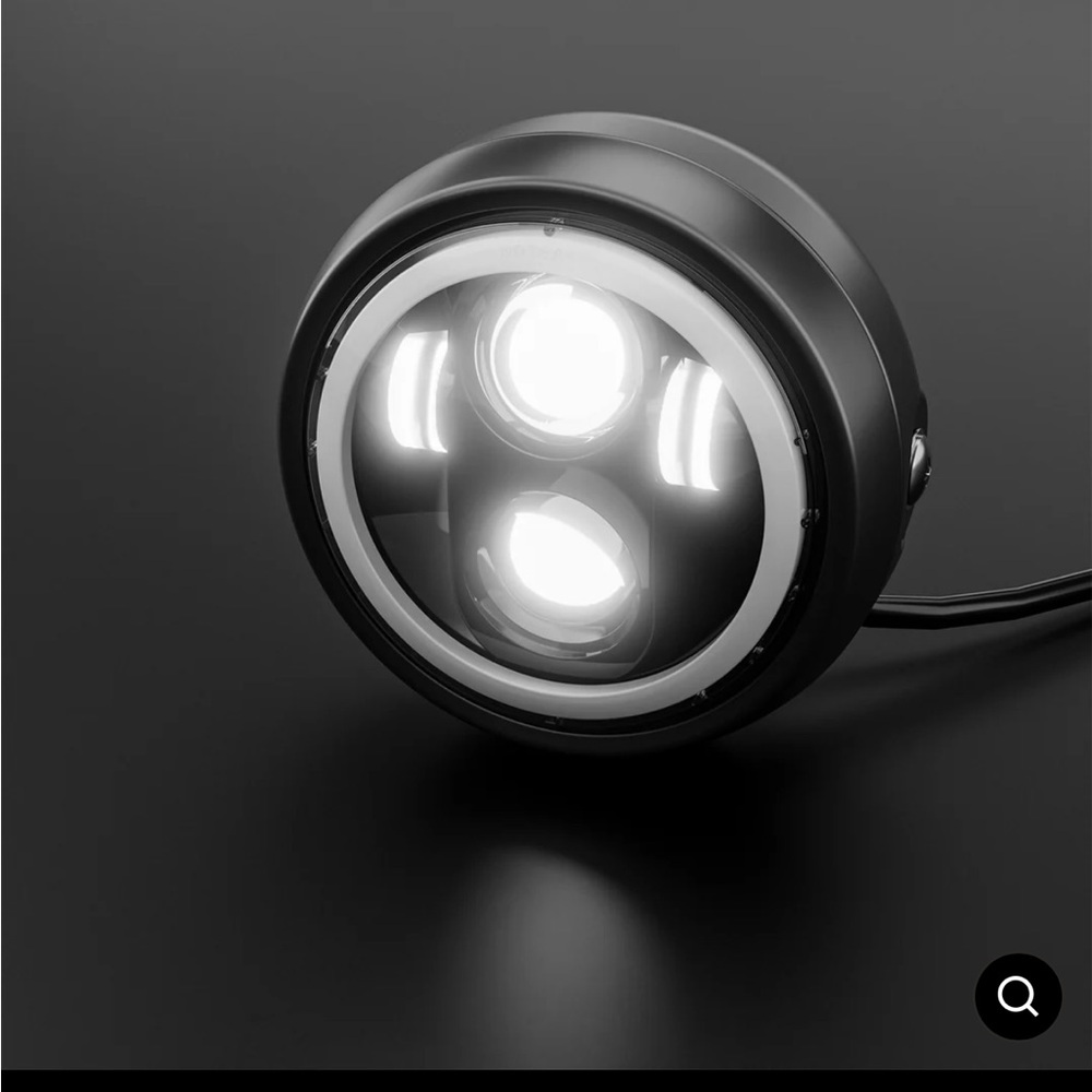 NEW Ev mod halo led headlight for super73 R with turn signals/ horn/ batteries - Picture 4 of 16